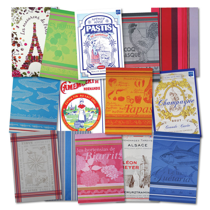 French Fixe Classic French Tea Towels For My French Country Kitchen Oo La La 