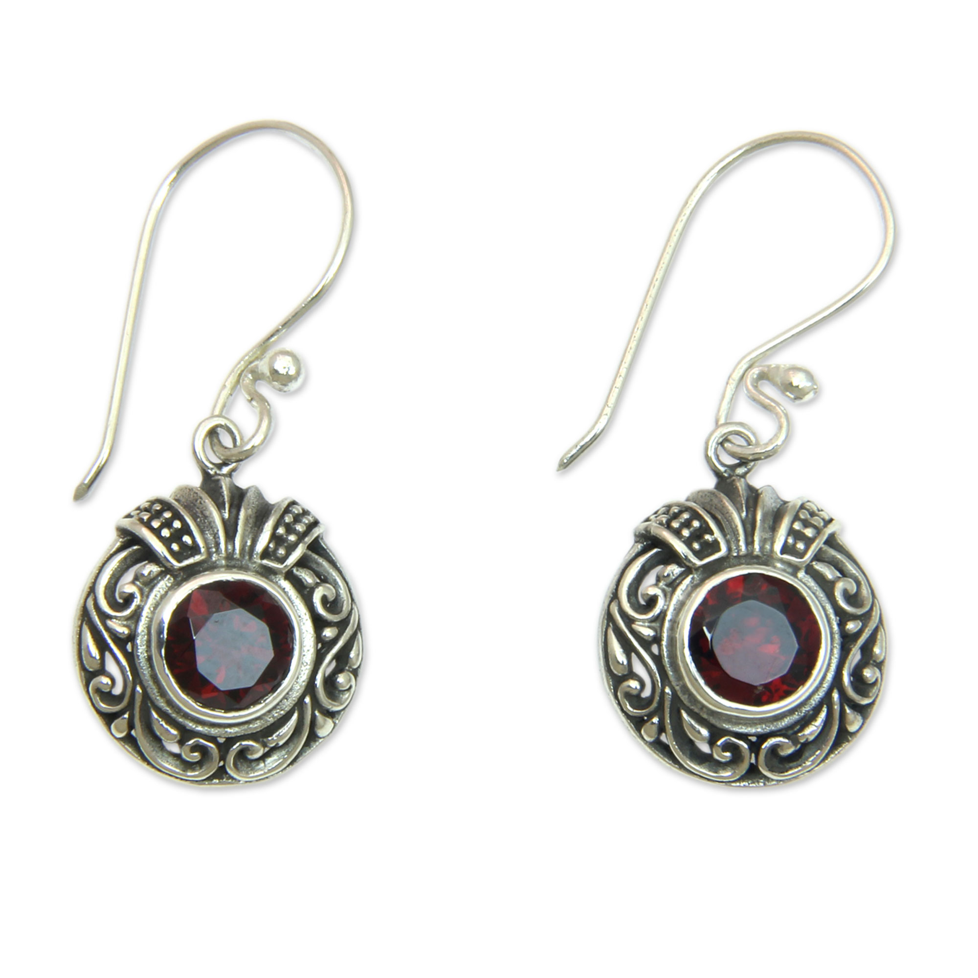 Perfect under $25 gift? NOVICA's Sterling & Garnet earrings!