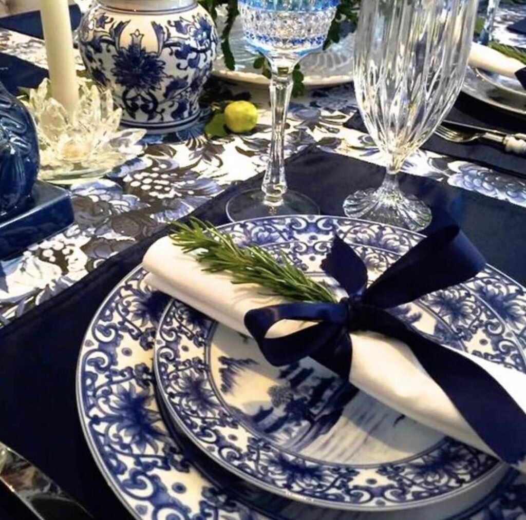 Blue and White China Sets the Perfect Table for Any Season